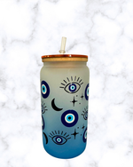 Load image into Gallery viewer, Evil Eye Glass Cup
