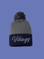 Load image into Gallery viewer, Vikings Pom Winter Hat (Bling and NON Bling)
