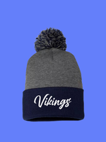 Load image into Gallery viewer, Vikings Pom Winter Hat (Bling and NON Bling)
