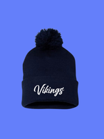 Load image into Gallery viewer, Vikings Pom Winter Hat (Bling and NON Bling)
