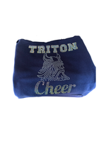 Load image into Gallery viewer, Triton Vikings cheer bling t-shirt
