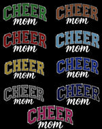 Load image into Gallery viewer, CHEER Mom BLINGED Sweatshirt with PERSONALIZED color &amp; name
