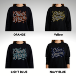 Load image into Gallery viewer, Retro Cheer Mom/Retro Cheer grandma Sweatshirt with PERSONALIZED color
