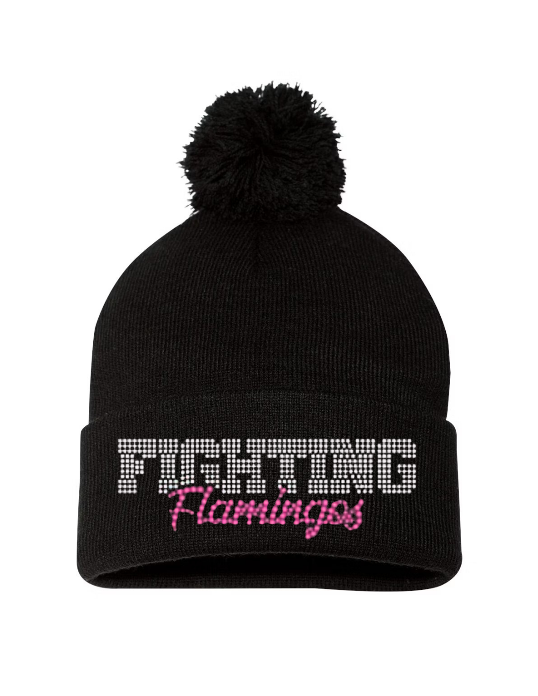 Fighting Flamingos Pom Hat