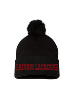 Load image into Gallery viewer, Saugus Lacrosse Pom Hat
