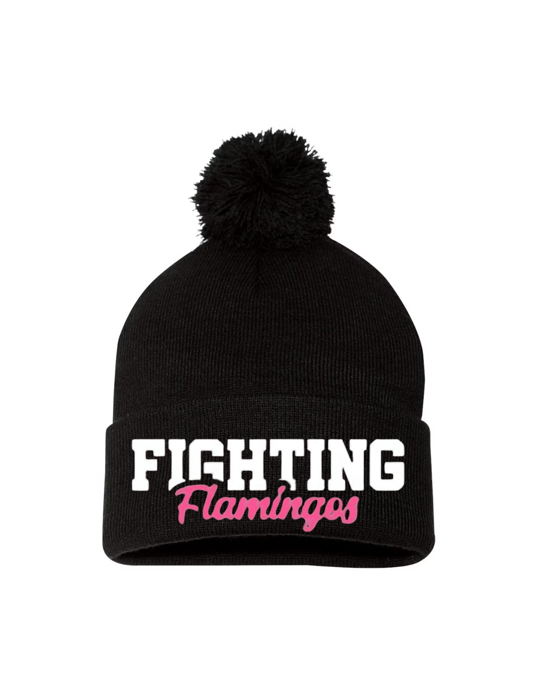 Fighting Flamingos Pom Hat