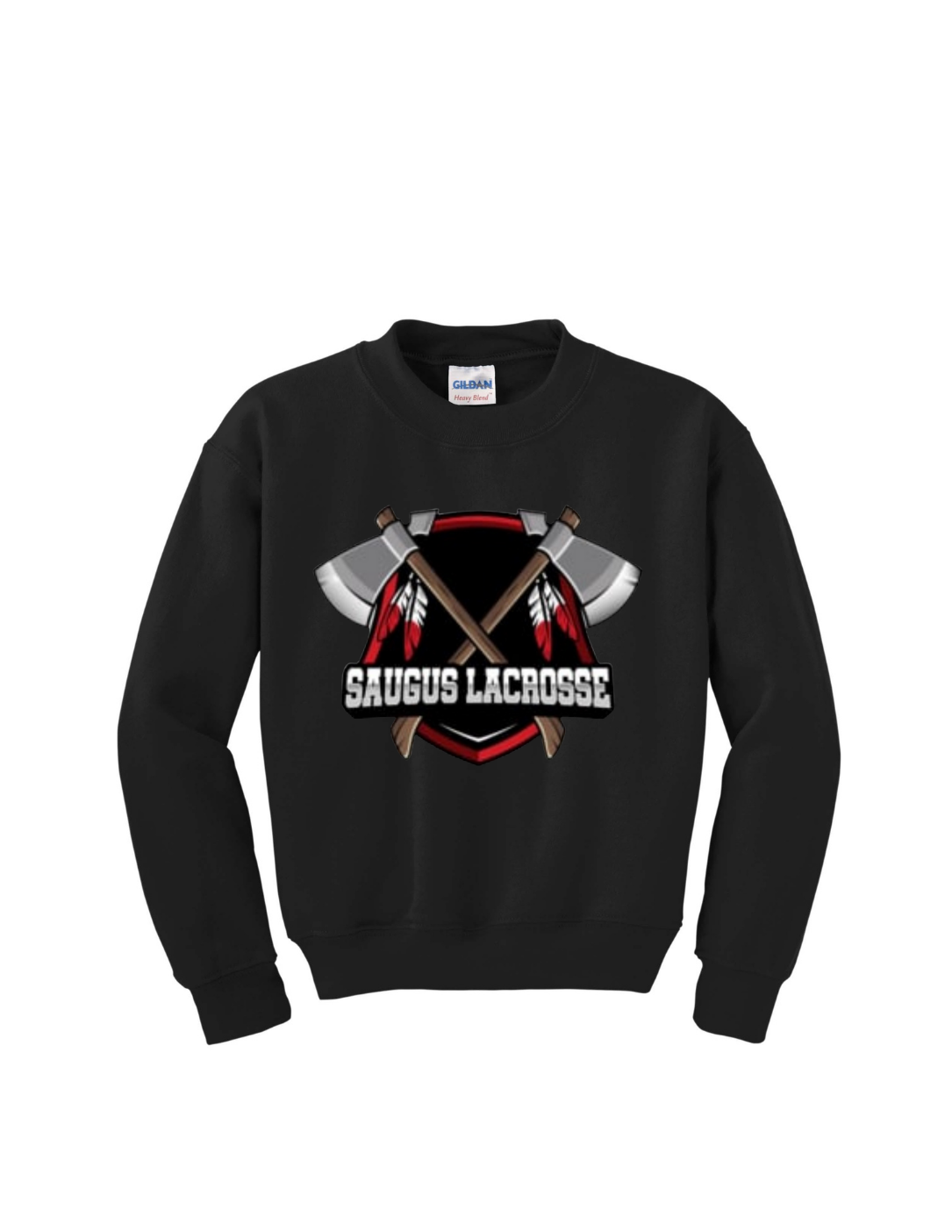 Saugus Lacrosse crewneck sweatshirt DTF (non bling)