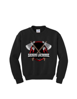 Load image into Gallery viewer, Saugus Lacrosse crewneck sweatshirt DTF (non bling)
