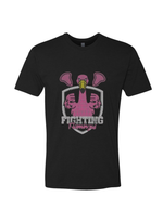 Load image into Gallery viewer, Fighting Flamingos T-shirt BLING
