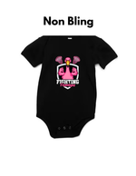Load image into Gallery viewer, Fighting Flamingos Baby Onesie
