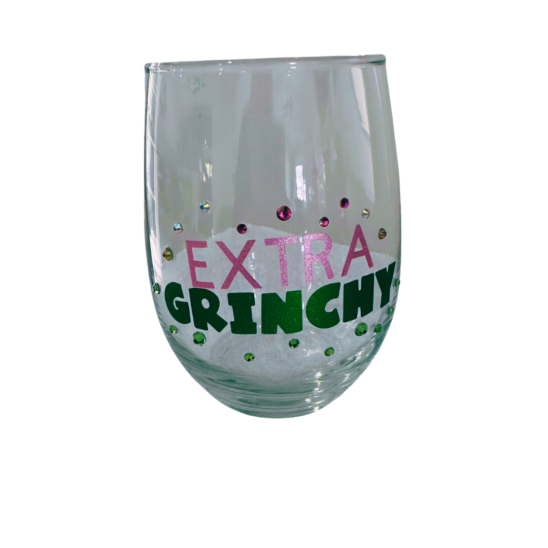 Stemless Extra Grinchy