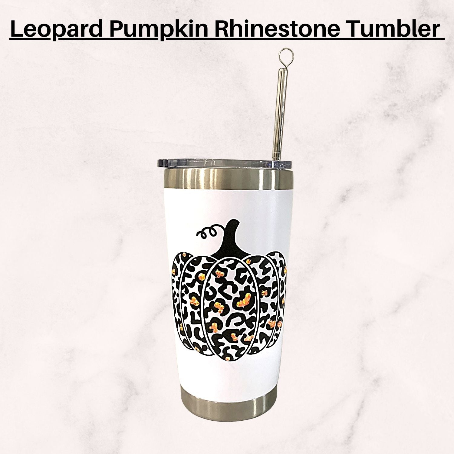 Leopard Pumpkin Tumbler