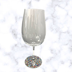 Cherry on Top Embellished Wine Glass