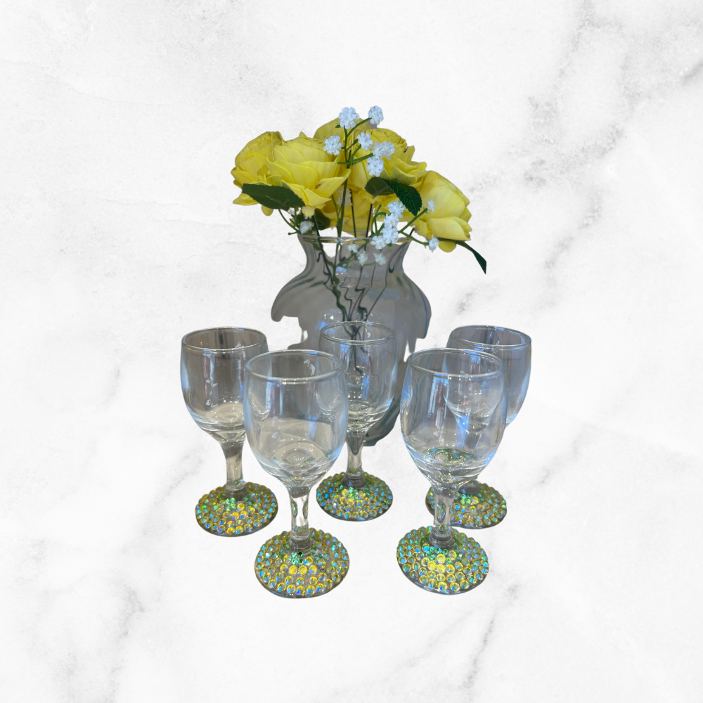 Embellished Limoncello Glasses