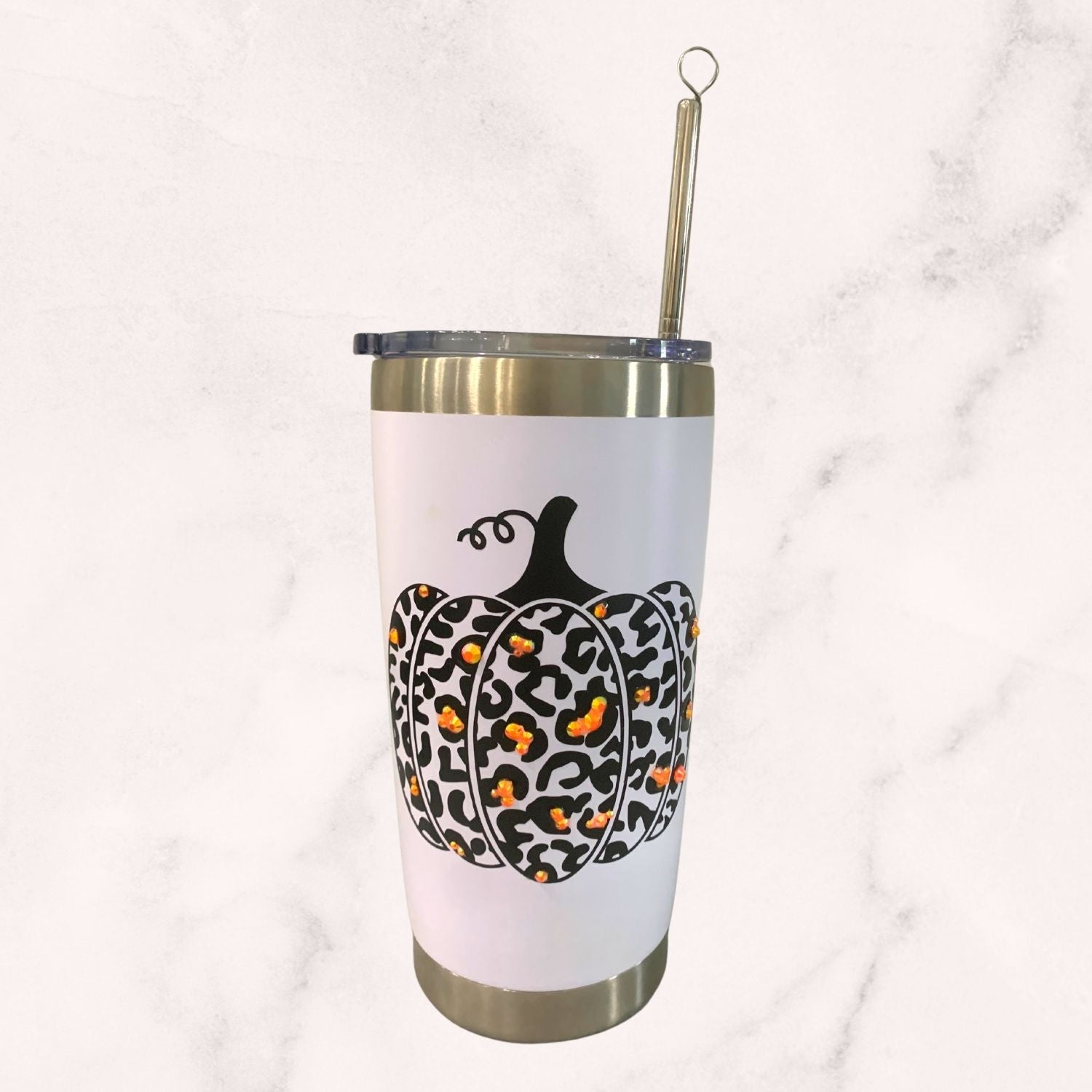 Leopard Pumpkin Tumbler