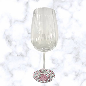 Seashell Embellished Wine Glass Collection