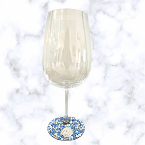 Seashell Embellished Wine Glass Collection